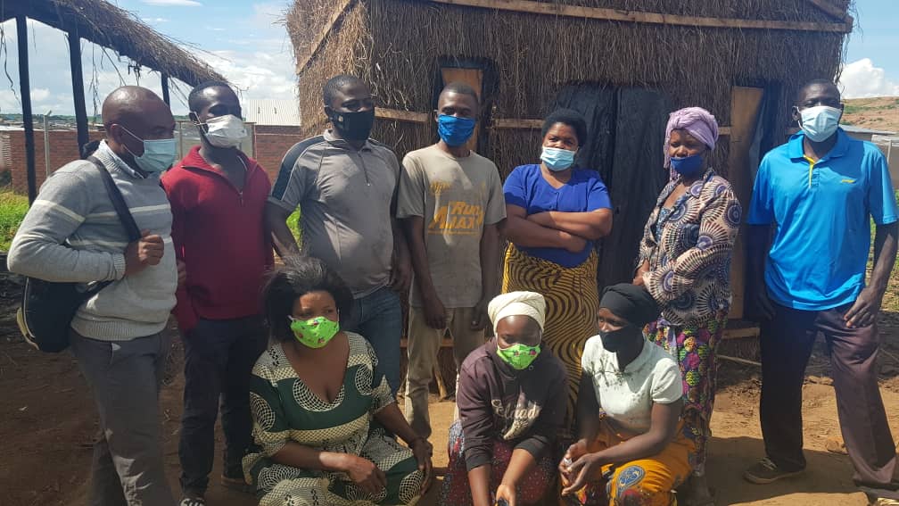 CIH team at Dzaleka Refugee camp